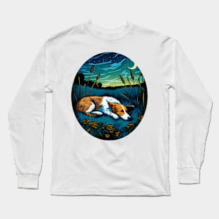 The Starry Night Dog - Vincent Van Gogh Long Sleeve T-Shirt